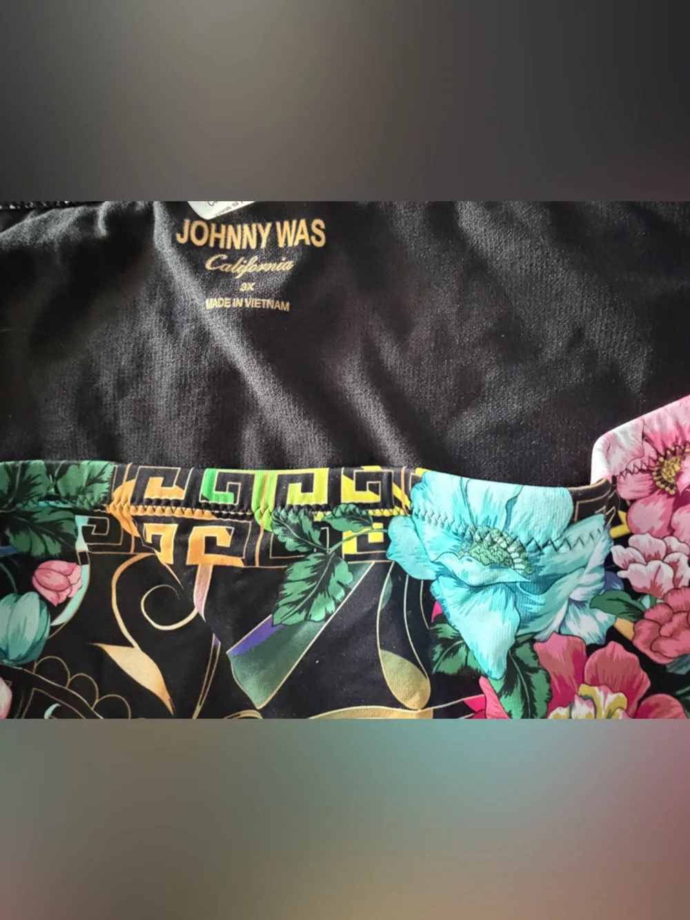 Johnny Was Hipster Bottoms ONLY in Floral Peace Print 3X NWT - Picture 4 of 5